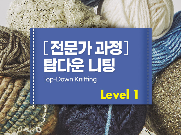 [전문가 과정] 탑다운 니팅_Lv1